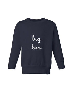 big bro + big sis Crewneck Fleece Sweatshirt