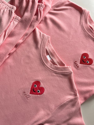 Smiley Heart Pajama Set