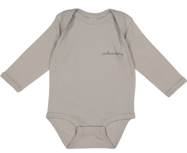 Custom long shop sleeve onesies