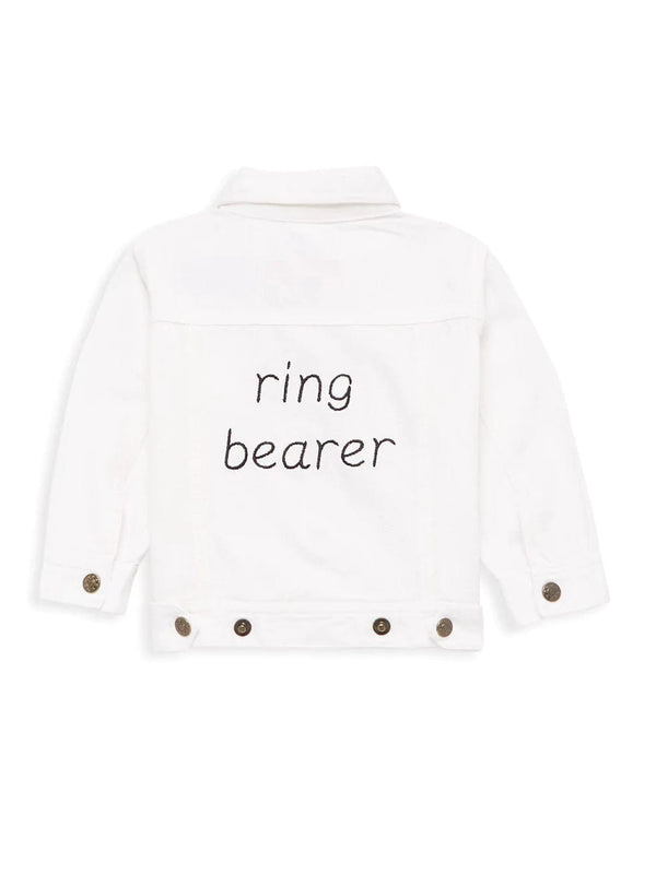 Ralph Lauren Girls White Denim Jacket Size 4/4T | eBay